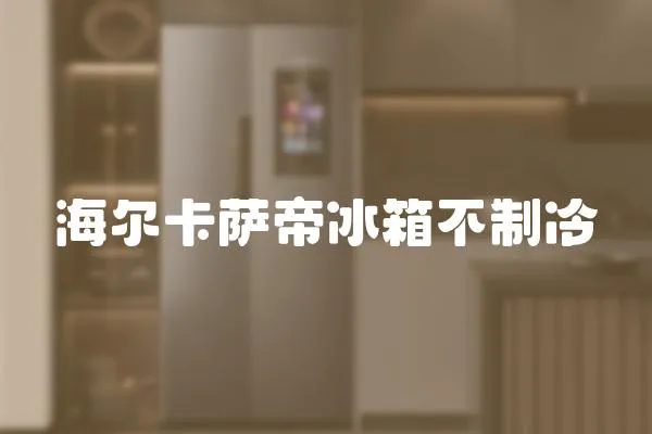 海爾卡薩帝冰箱不制冷