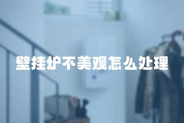 壁掛爐不美觀怎么處理