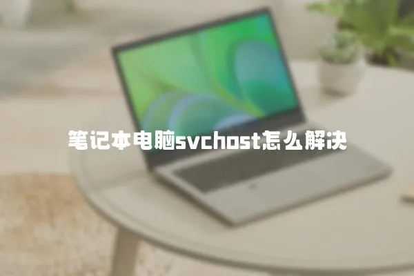 筆記本電腦svchost怎么解決