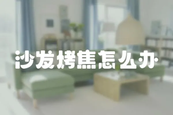 沙發烤焦怎么辦