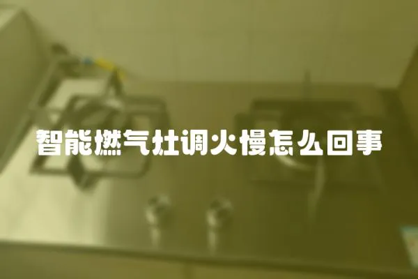 智能燃氣灶調火慢怎么回事