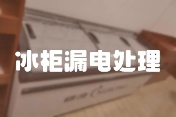 冰柜漏電處理