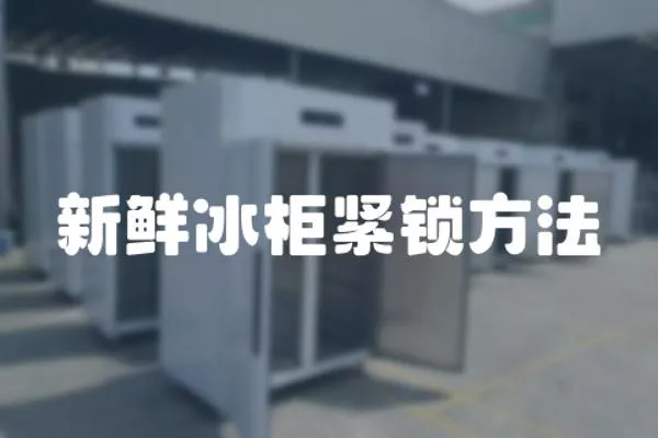 新鮮冰柜緊鎖方法