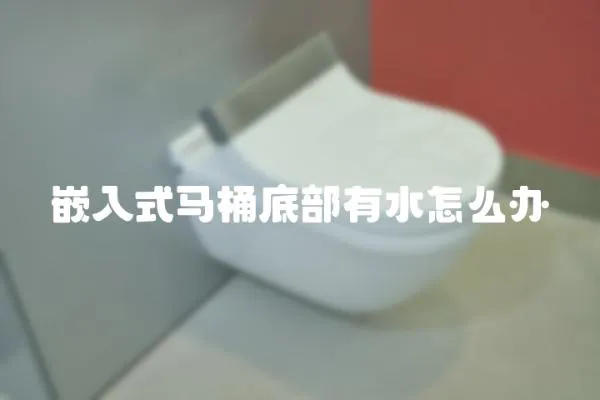 嵌入式馬桶底部有水怎么辦