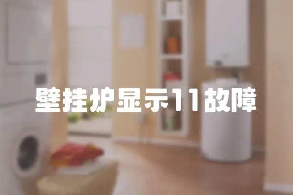 壁掛爐顯示11故障