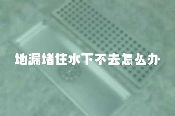 地漏堵住水下不去怎么辦