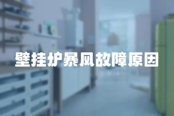 壁掛爐暴風(fēng)故障原因