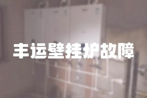 豐運壁掛爐故障