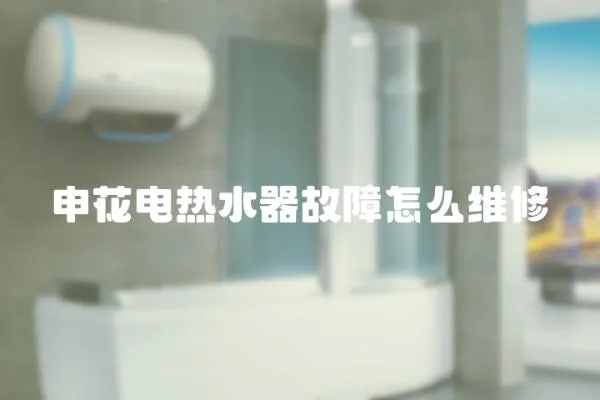 申花電熱水器故障怎么維修