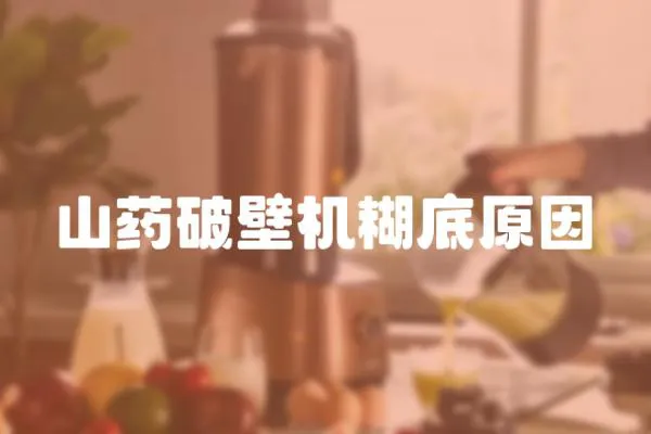山藥破壁機糊底原因