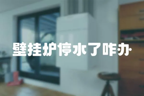 壁掛爐停水了咋辦