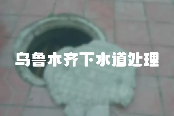 烏魯木齊下水道處理