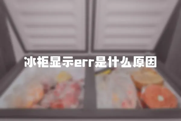 冰柜顯示err是什么原因