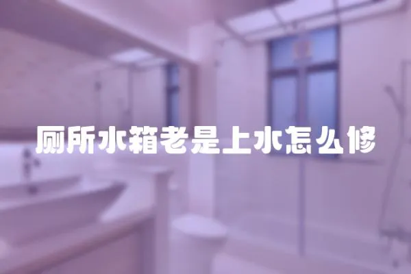 廁所水箱老是上水怎么修