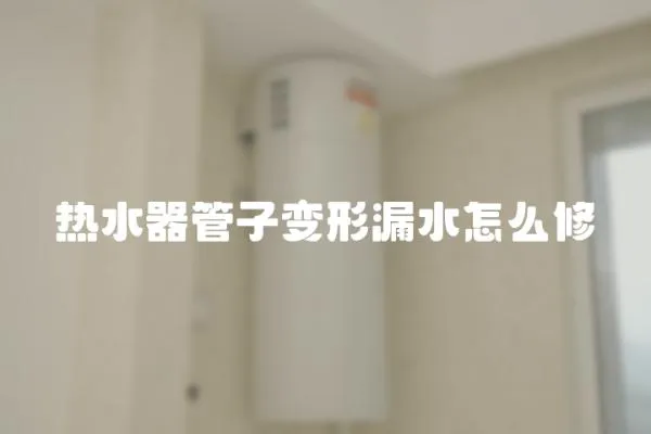 熱水器管子變形漏水怎么修