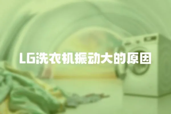 LG洗衣機振動大的原因