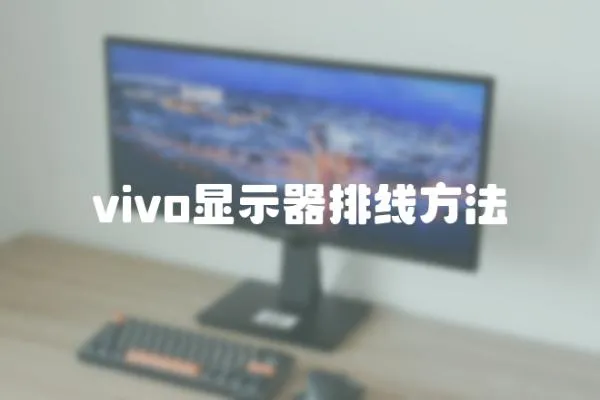 vivo顯示器排線方法