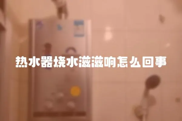 熱水器燒水滋滋響怎么回事