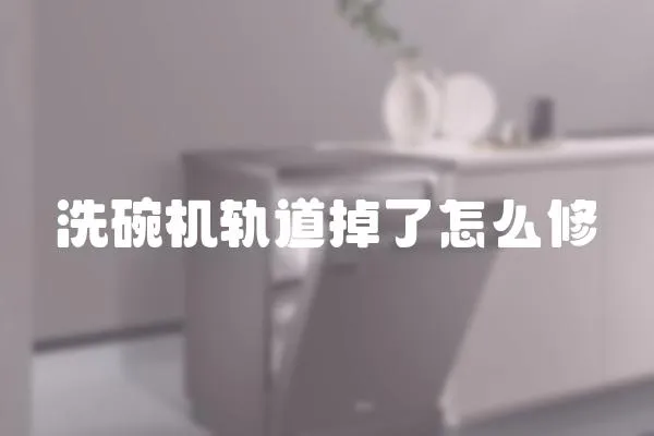 洗碗機軌道掉了怎么修