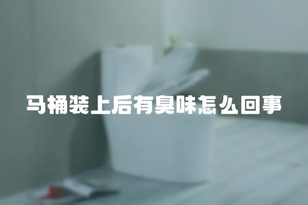 馬桶裝上后有臭味怎么回事