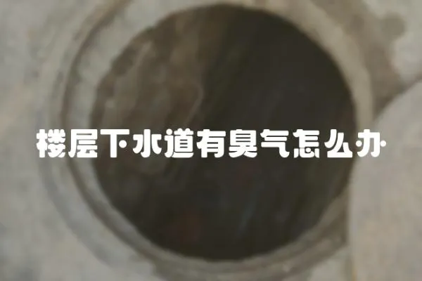 樓層下水道有臭氣怎么辦
