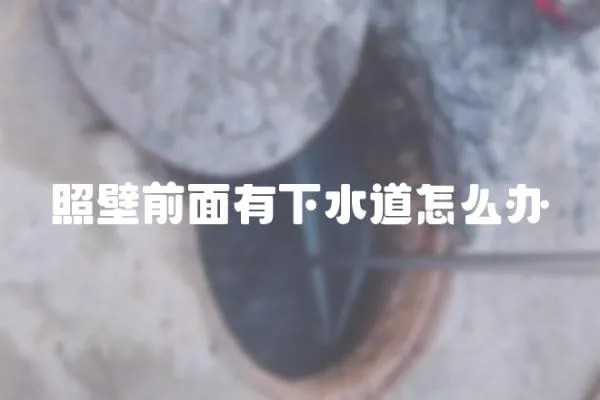 照壁前面有下水道怎么辦