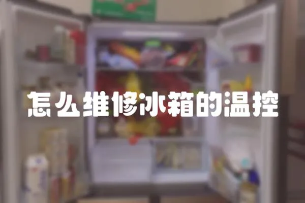 怎么維修冰箱的溫控