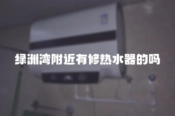 綠洲灣附近有修熱水器的嗎