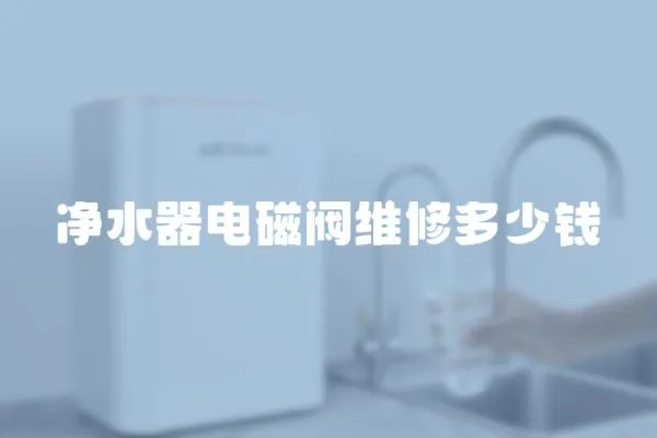 凈水器電磁閥維修多少錢