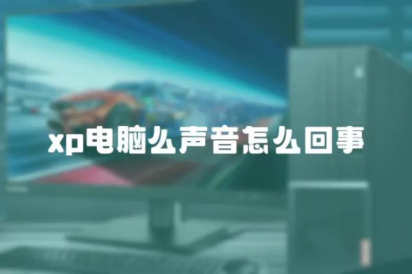 xp电脑么声音怎么回事