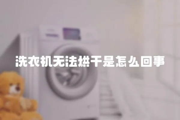 洗衣機(jī)無法烘干是怎么回事