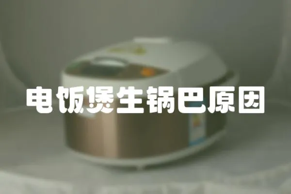 電飯煲生鍋巴原因