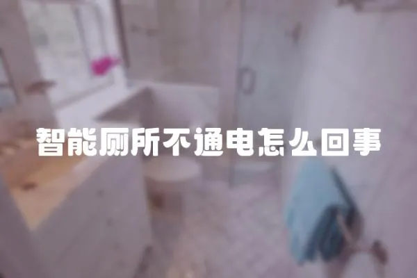 智能廁所不通電怎么回事