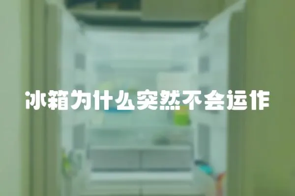 冰箱為什么突然不會運作