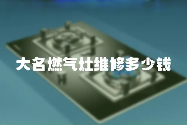 大名燃?xì)庠罹S修多少錢(qián)