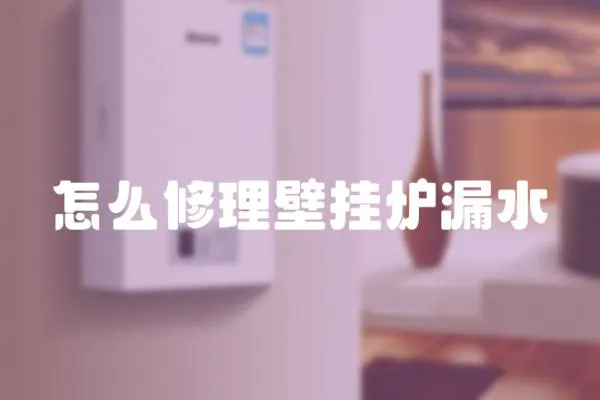 怎么修理壁挂炉漏水