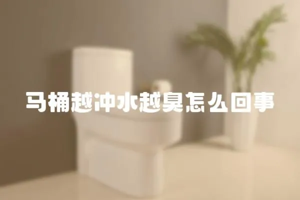 馬桶越沖水越臭怎么回事