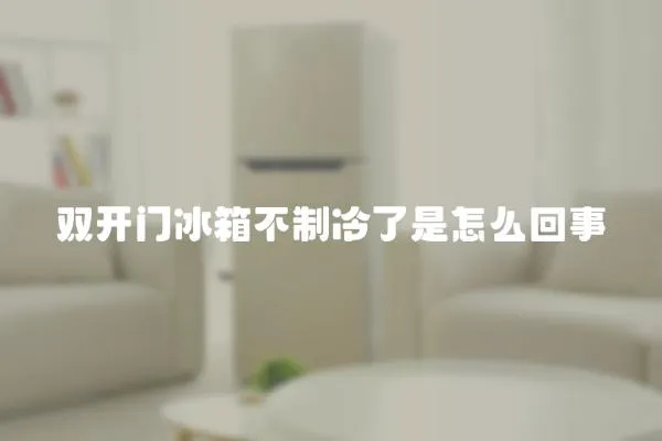 雙開門冰箱不制冷了是怎么回事