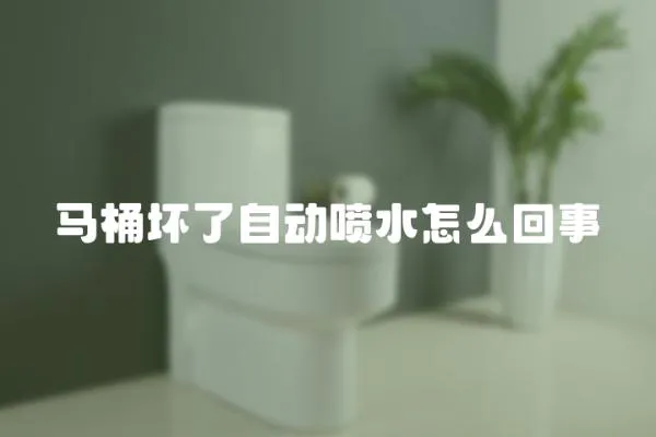 馬桶壞了自動噴水怎么回事