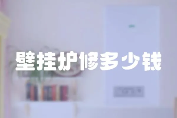 壁掛爐修多少錢