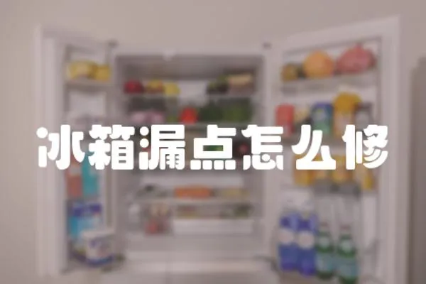 冰箱漏點怎么修