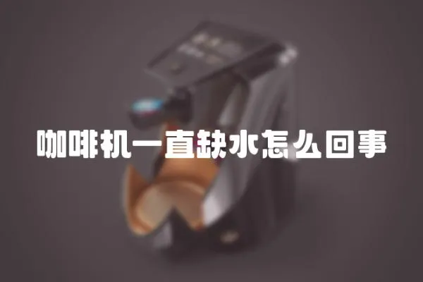 咖啡機一直缺水怎么回事