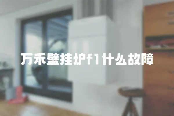 萬禾壁掛爐f1什么故障