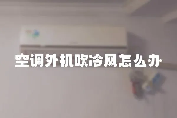 空調(diào)外機(jī)吹冷風(fēng)怎么辦