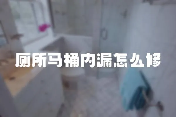廁所馬桶內漏怎么修
