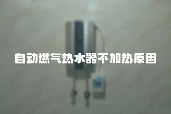 自動燃氣熱水器不加熱原因