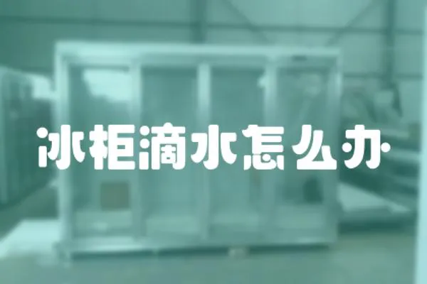 冰柜滴水怎么辦