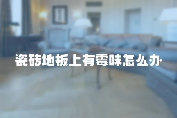 瓷磚地板上有霉味怎么辦