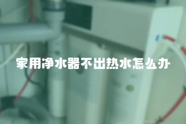家用凈水器不出熱水怎么辦