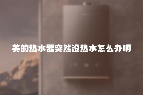 美的熱水器突然沒(méi)熱水怎么辦啊